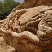 Slonta, Libyan sanctuary, Sculpture of a snake