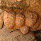Slonta, Libyan sanctuary, Cave with heads
