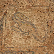 Arsinoe, Palace Church, Mosaic of a lizard