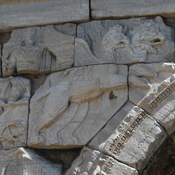 Oea, Arch of Marcus Aurelius from the northwest, Griffins