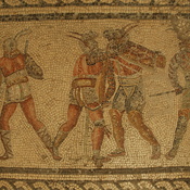 Dar Buc Ammera, Gladiator mosaic
