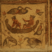 Dar Buc Ammera, Four season mosaic, Pygmies