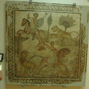 Lepcis Magna, Villa of the Nile Mosaic, Mosaic of a hunt