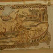 Lepcis Magna, Villa of the Nile Mosaic, Port with erotes
