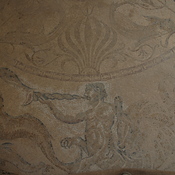 Villa Selene, Room 43, Floor mosaic, Triton