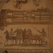 Villa Selene, Mosaic with a hippodrome