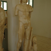 Cyrene, Downtown, Trajanic Baths, Statue of Alexander the Great