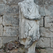 Cyrene, Downtown, Trajanic Baths, Statue of a POW