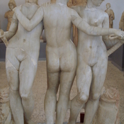 Cyrene, Downtown, Trajanic Baths, Statue of the Three Graces