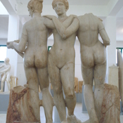 Cyrene, Downtown, Trajanic Baths, Statue of the Three Graces