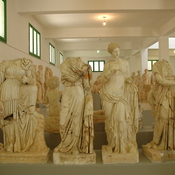 Cyrene, Statues of Apollo and three Muses