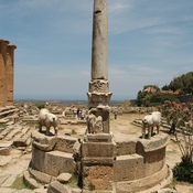 Cyrene, Downtown, Agora, Monument of Pratomedes
