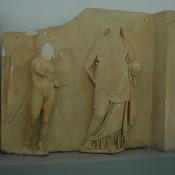 Cyrene, Uptown, Agora, Relief of Eros and Aphrodite