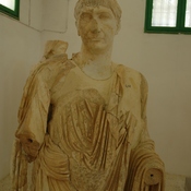 Cyrene, Uptown, Caesareum, Basilica, Statue of Trajan