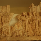 Lepcis Magna, Arch of Septimius Severus, Inside, Relief, Sacrifice, Septimius Severus and Heracles