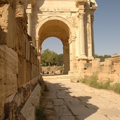 Lepcis Magna, Arch of Septimius Severus, Northeastern façade
