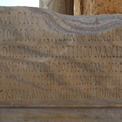 Lepcis Magna, Hadrianic Baths, Dedication to Septimius Severus