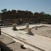 Lepcis Magna, Hadrianic Baths, Western latrine