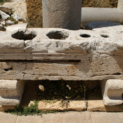 Lepcis Magna, Macellum, Table for amphoras