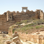 Lepcis Magna, Basilica, Northern apse, exterior
