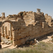 Lepcis Magna, Basilica, Northern apse, exterior