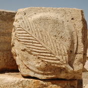 Lepcis Magna, Basilica, Relief of a shield