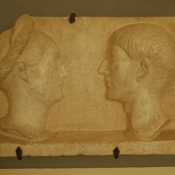 Lepcis Magna, Relief of a Roman couple