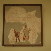 Lepcis Magna, Wall painting of Apollo and Marsyas