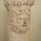 Lepcis Magna, Relief of a bearded man