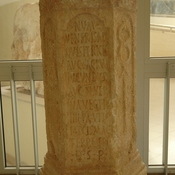 Lepcis Magna, Prism with inscription