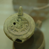 Lepcis Magna, Oil lamp with Minerva