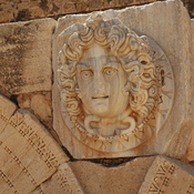 Lepcis Magna, Severan Forum, Relief of a Gorgo