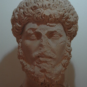Lepcis Magna, Theater, Portrait of Lucius Verus
