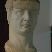 Lepcis Magna, Theater, Portrait of Tiberius