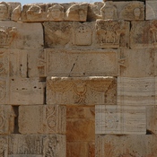Lepcis Magna, Mausoleum with women's heads, Entrance
