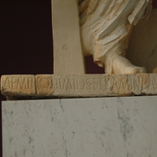 Lepcis Magna, Chalcidicum, Statue of Aemilius, Inscription