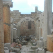 Lepcis Magna, Old Market, Temple of Liber Pater, Arch