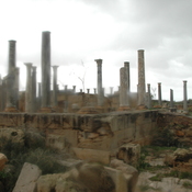 Lepcis Magna, Theater Porticus in the rain
