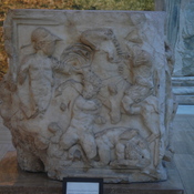 Lepcis Magna, Severan Forum, Temple of the Septimii, Gigantomachy