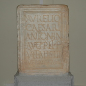 Lepcis Magna, Temple of Neptune, Votive to M.Aurelius as caesar