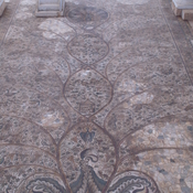 Sabratha, Justinian Basilica, Mosaic of a Phoenix and a peacock