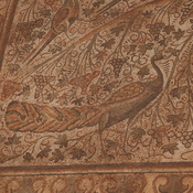 Sabratha, Justinian Basilica, Mosaic of a peacock