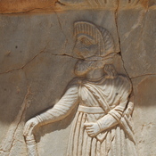 Sabratha, Theater, Stage, Relief, Scene 14: A comedy