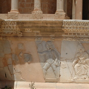 Sabratha, Theater, Stage, Relief, Scene 19: A tragedy