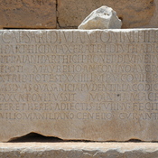 Sabratha, Capitol, Inscription
