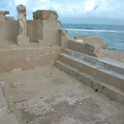 Sabratha, Sea Baths, Pool with statue Venus