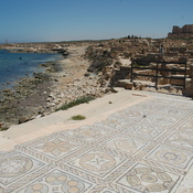 Sabratha, Sea Baths, Mosaic