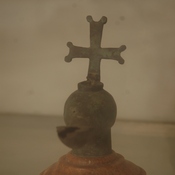 Sabratha, Lamp (?) with a cross
