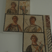 Sabratha, Mosaic with the Muses