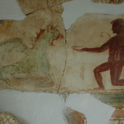 Sabratha, Wall painting of a griffin